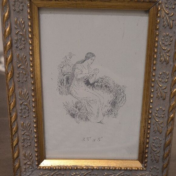 Gold and Silver Ornate Picture Frame with Intricate Accents by Melannco - Picture 6 of 10